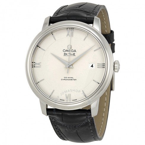 Replica omega de ville prestige silver dial men's watch