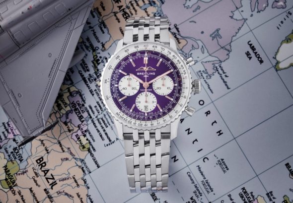 Best Replica Navitimer B01 “Translucid” Purple Watches